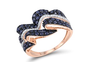 14KRWB Ring Black Sapphire,Diamond (R318635BSA14KRWB)