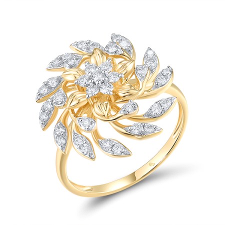 14KYW Ring Diamond (R318639DIA14KYW) - US 7