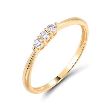 18KY  Diamond Ring  (R318821DIA18KY)
