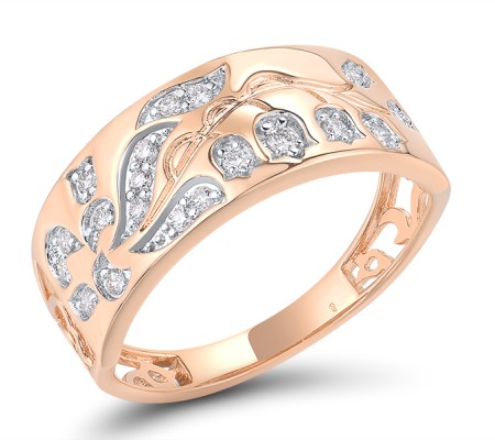 14KRW Ring Diamond (R318867DIA14KRW)