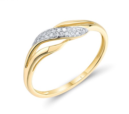 14KYW Ring Diamond (R318928DIA14KYW) - US 7