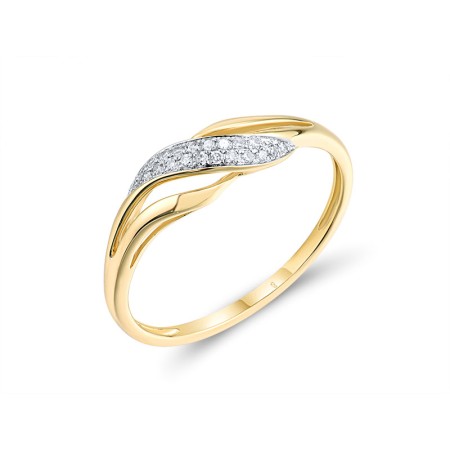 14KYW Ring Diamond (R318928DIA14KYW) - US 7