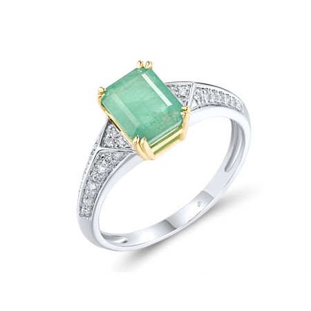 14TT Ring Diamond,Emerald (R319076EMR14TT)
