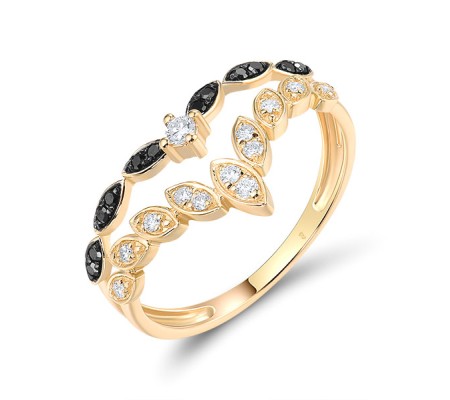 14KYB Ring Black Diamond,Diamond (R319298WBD14KYB)