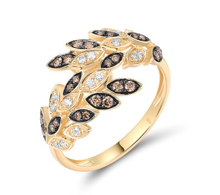 14KYB Ring Brown Diamond,Diamond (R319299BRW14KYB)