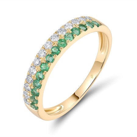 14KY Ring Diamond,Emerald (R319314EMR14KY)