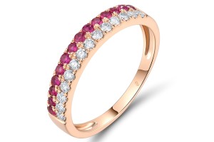 14KR Ring Diamond,Ruby (R319314RUY14KR)