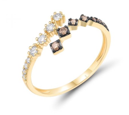 14KYB Ring Brown Diamond,Diamond (R319318BRW14KYB)