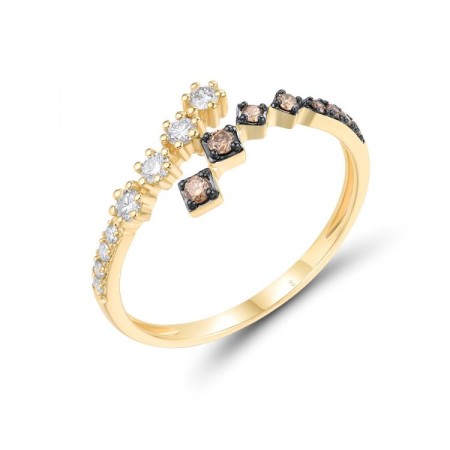 14KYB Ring Brown Diamond,Diamond (R319318BRW14KYB)