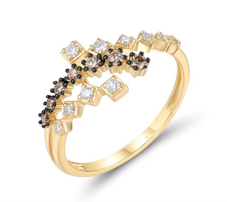 14KYB Ring Brown Diamond,Diamond (R319319BRW14KYB)