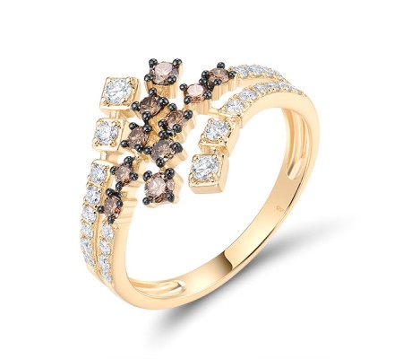 14KYB Ring Brown Diamond,Diamond (R319320BRW14KYB)