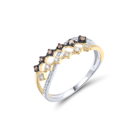 14TTB Ring Brown Diamond,Diamond (R319321BRW14TTB)