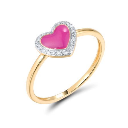 14KYW Ring Diamond,Enamel (R319401ENA814KYW)