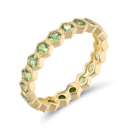 14KY Ring Green Garnet (R319839GNG14KY)