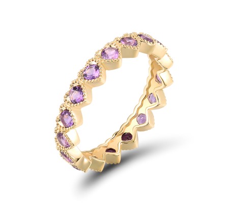14KY Ring Amethyst (R319841AME14KY)