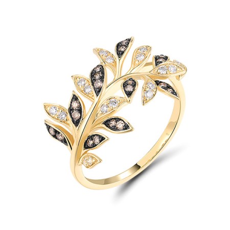 14KYB Ring Brown Diamond,Diamond (R319863BRW14KYB)