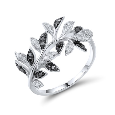 14KWB Ring Black Diamond,Diamond (R319863WBD14KWB)