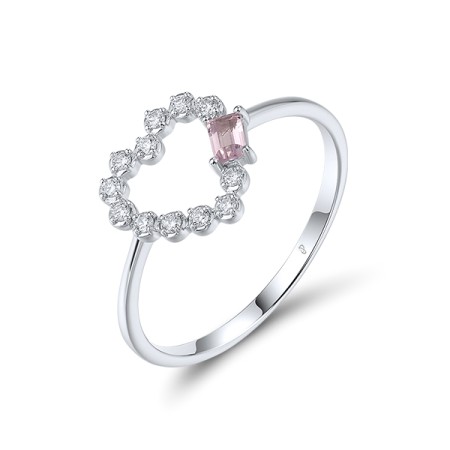 14KW Ring Amethyst,Diamond (R320228AME14KW)