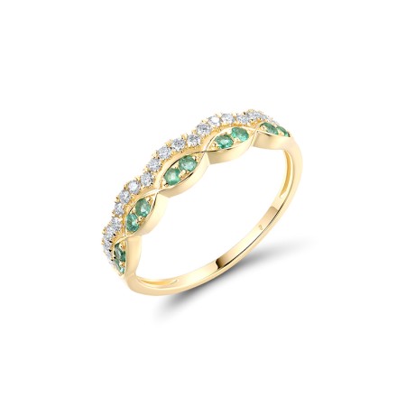 14KY Ring Diamond,Emerald (R320263EMR14KY)