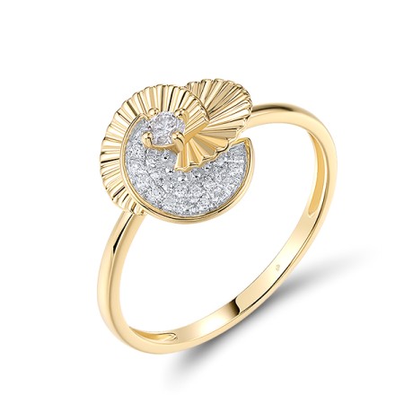 14KYW Ring Diamond (R320376DIA14KYW) - US 7