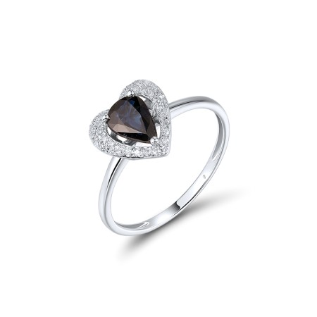 14KW Ring Blue Sapphire,Diamond (R320512SAP14KW)