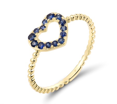 14KY Ring Blue Sapphire (R320721SAP114KY)