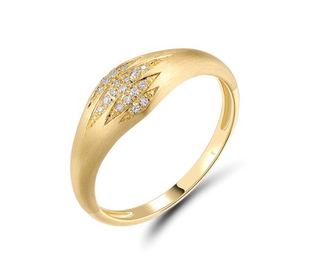 14KY  Diamond Ring  (R320765DIA14KY) - US 6