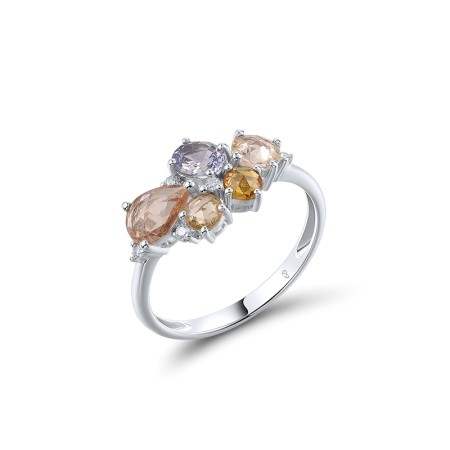 14KW Ring Blue Sapphire,Diamond,Yellow Sapphire (R320999BSY14KW)