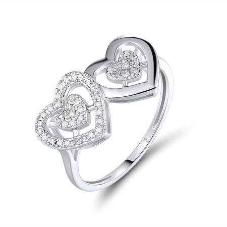 14KW  Diamond Ring  (R321044DIA14KW) - US 6