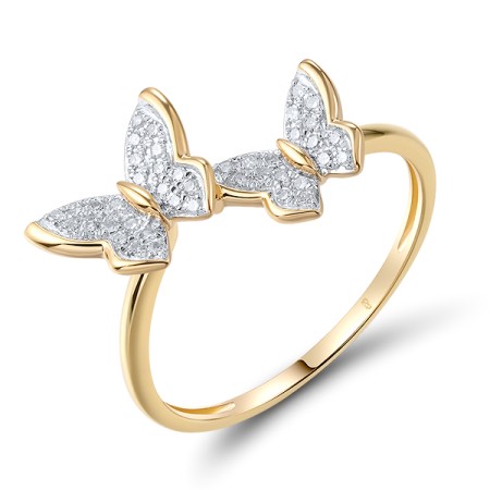 14KYW  Diamond Ring  (R321046DIA14KYW)