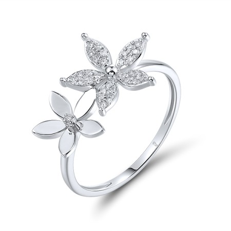 14KW  Diamond Ring  (R321047DIA14KW) - US 6