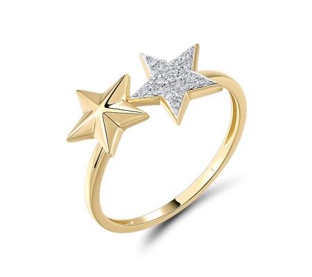 14KYW  Diamond Ring  (R321049DIA14KYW) - US 6