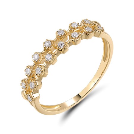 14KY  Diamond Ring(R321158DIA14KY)