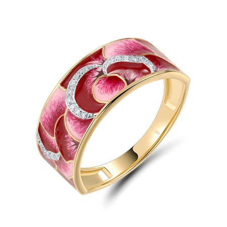 14KYW  Enamel Ring(R321166ENA14KYW)