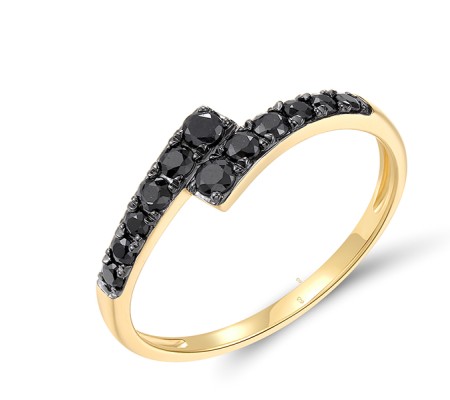 14KYB  Black Sapphire Ring(R321270BSA14KYB)