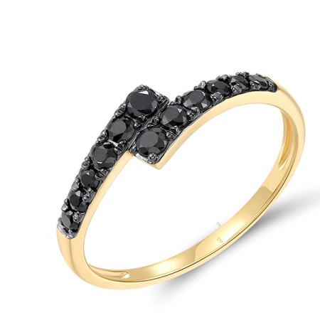 14KYB  Black Sapphire Ring(R321270BSA14KYB)