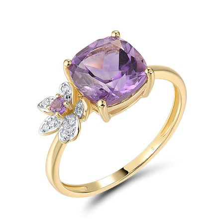 14KYW  Amethyst Ring  (R321271AME14KYW) - US 7