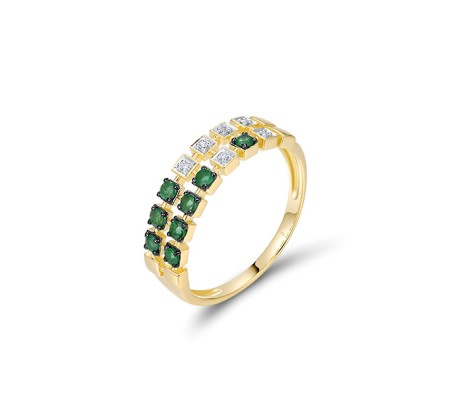 14KYWB  Emerald Ring(R321283EMR14KYWB)