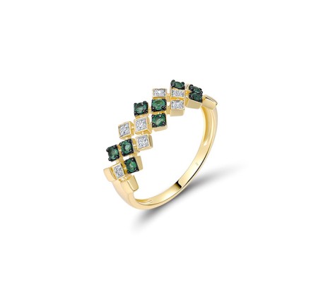14KYWB  Emerald Ring(R321285EMR14KYWB)