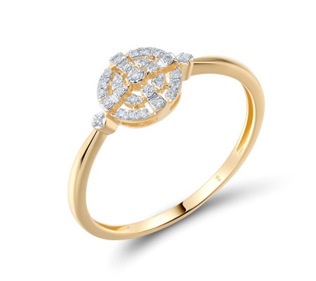 14KYW  Diamond Ring(R321298DIA14KYW)
