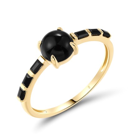 14KY  Onyx Ring(R321306ONY14KY)