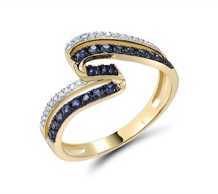 14KYWB  Blue Sapphire Ring(R321320SAP14KYWB)