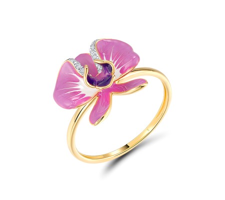 14KYW  Enamel Ring(R321364ENA14KYW)