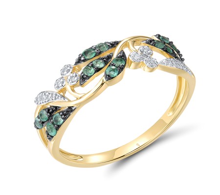 14KYWB  Emerald Ring(R321367EMR14KYWB)