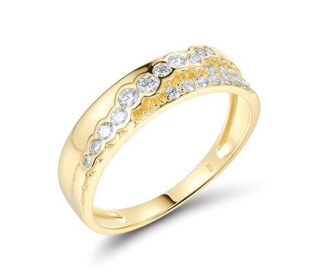 14KY  Diamond Ring(R321493DIA14KY)