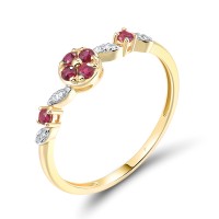 14KYW  Ruby Ring(R321510RUY14KYW)