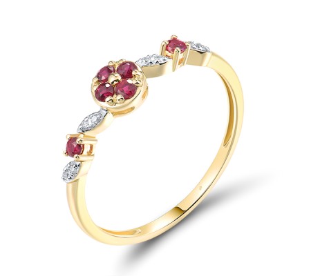 14KYW  Ruby Ring(R321510RUY14KYW)