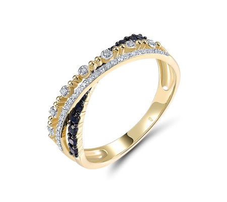 14KYWB  Blue Sapphire Ring(R321536SAP14KYWB)