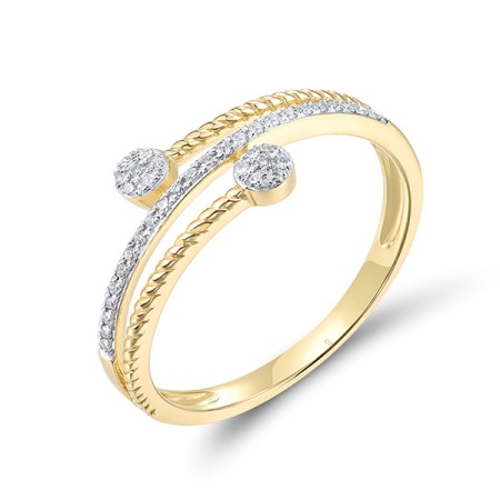 14KYW  Diamond Ring(R321538DIA14KYW)