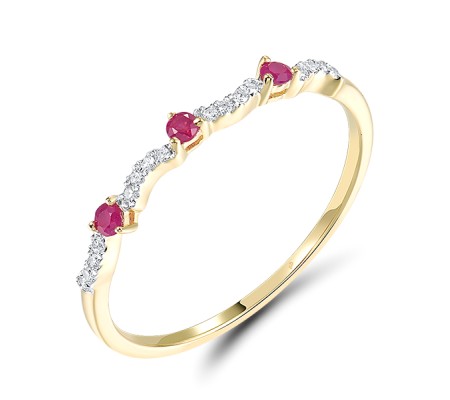 14KYW  Ruby Ring(R321573RUY14KYW)